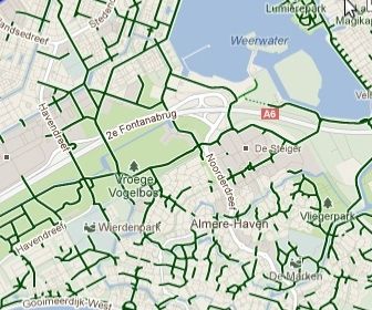 Google Maps geeft nu ook Nederlandse fietsroutes weer
